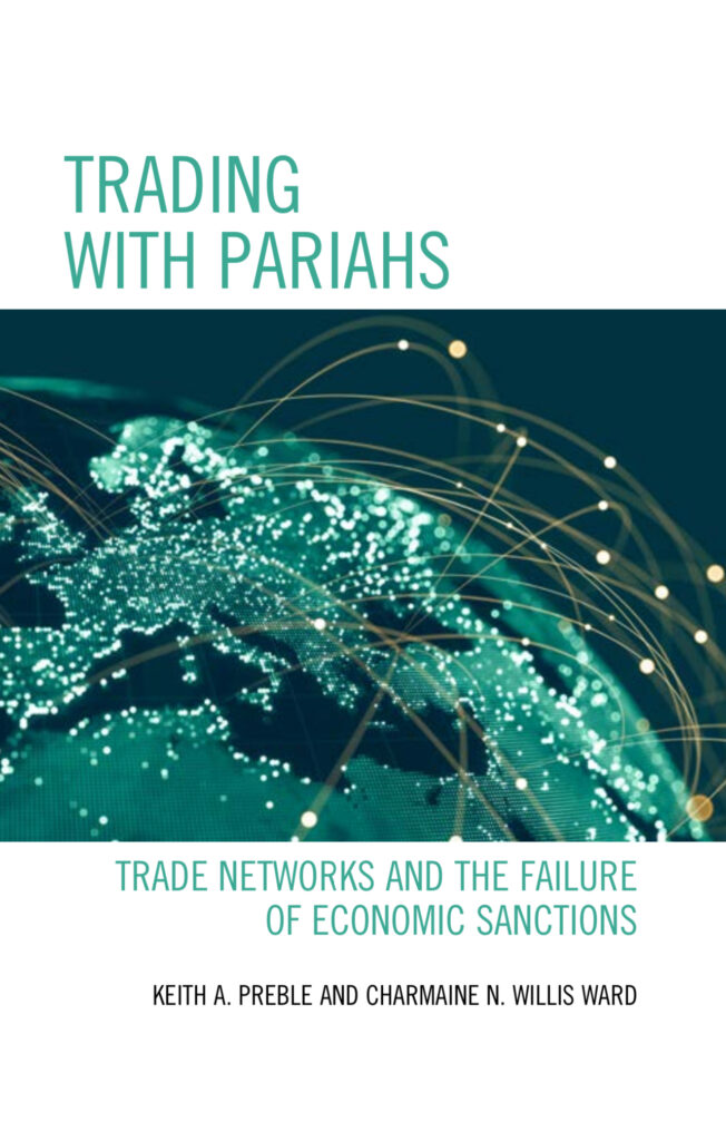 Image of our book cover for "Trading with Pariahs"